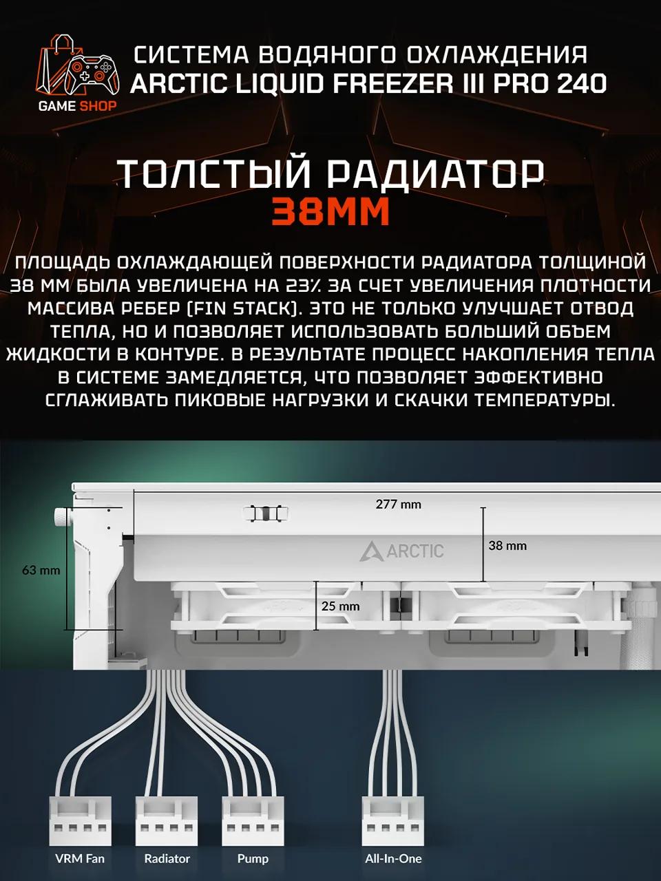 Liquid Freezer III Pro 240 A-RGB (White) - ACFRE00186A