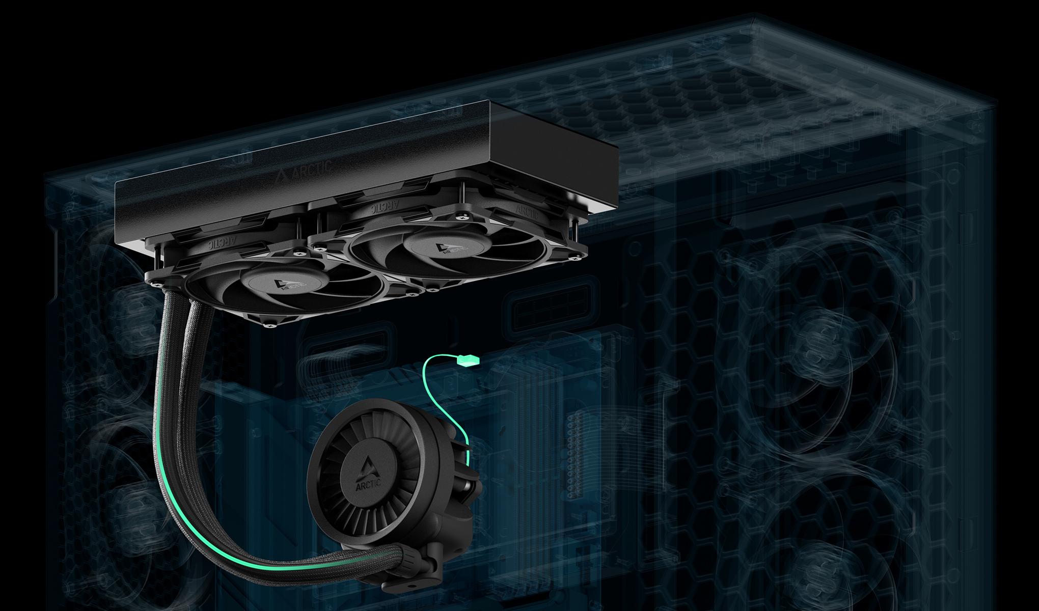 Arctic Liquid Freezer III Pro 280 (Black) — фото 8