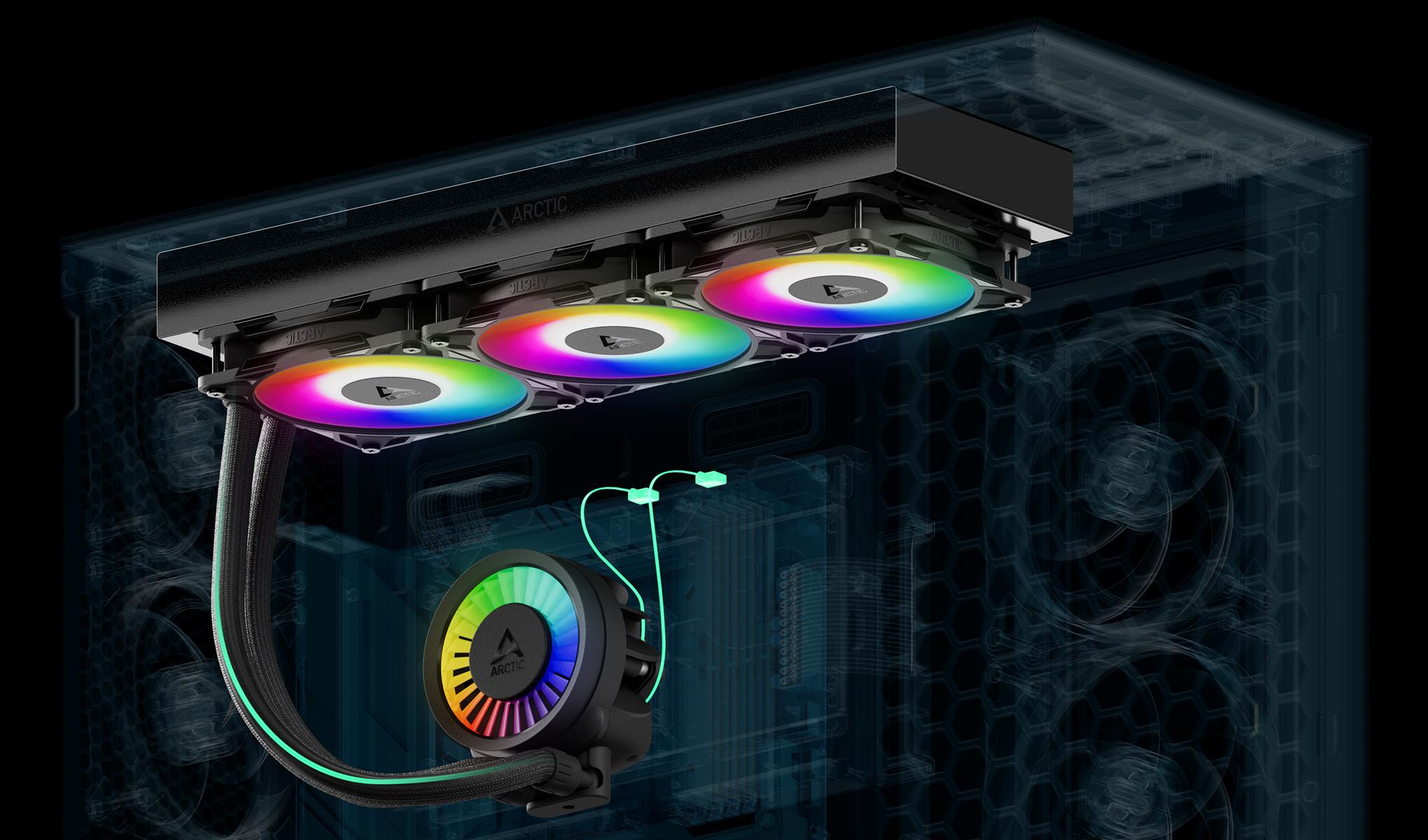 Arctic Liquid Freezer III Pro 360 A-RGB (Black) — фото 9