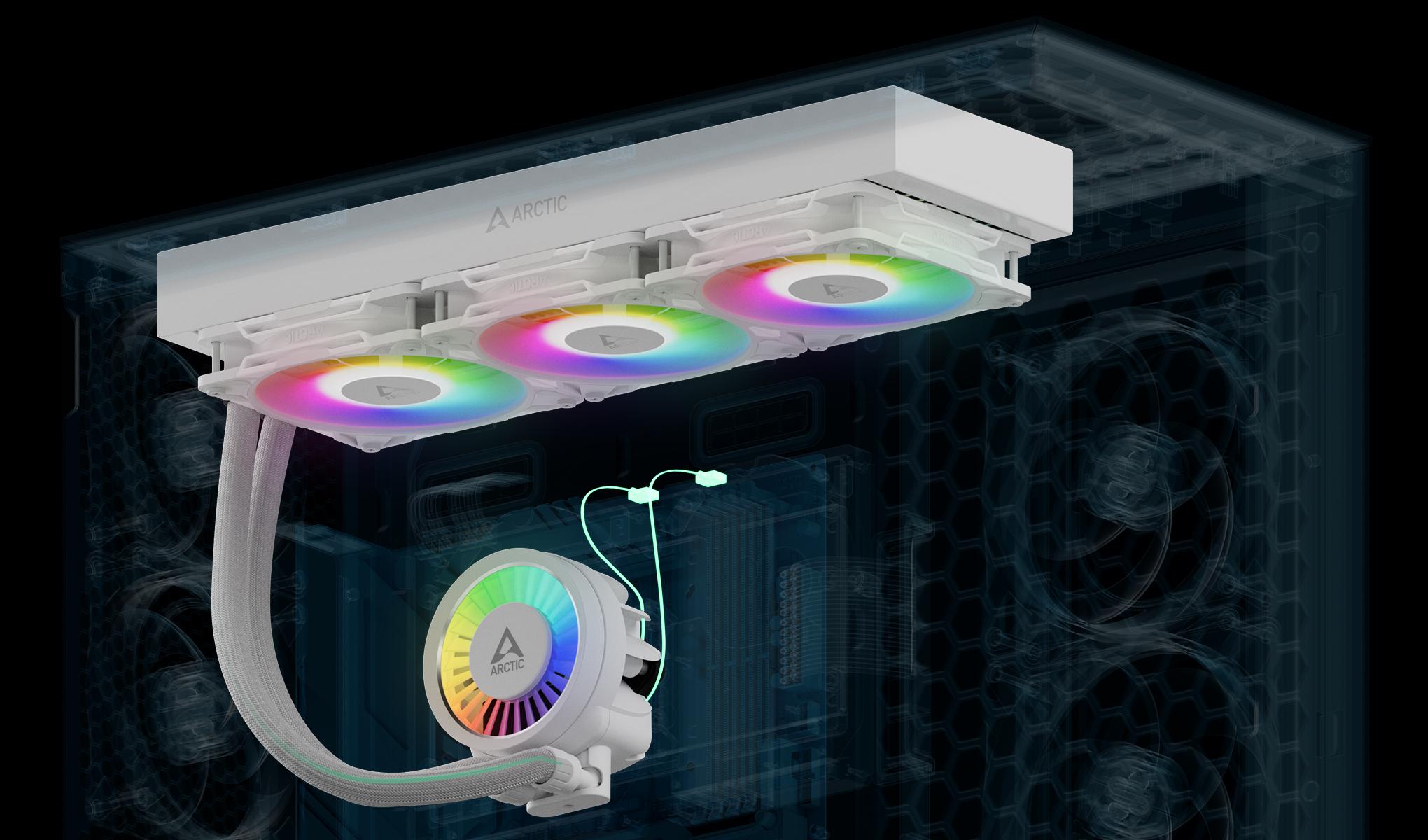 Arctic Liquid Freezer III Pro 360 A-RGB (White) — фото 10