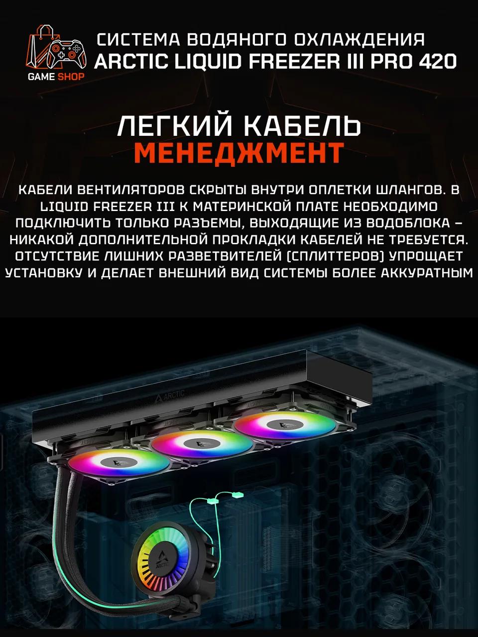 Liquid Freezer III Pro 420 A-RGB (Black) - ACFRE00185A