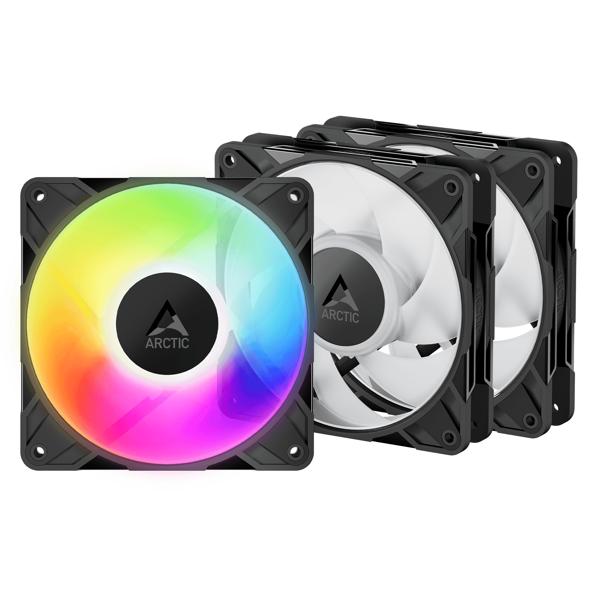 Arctic P12 Pro A-RGB (Black) — 3 Pack — фото 9