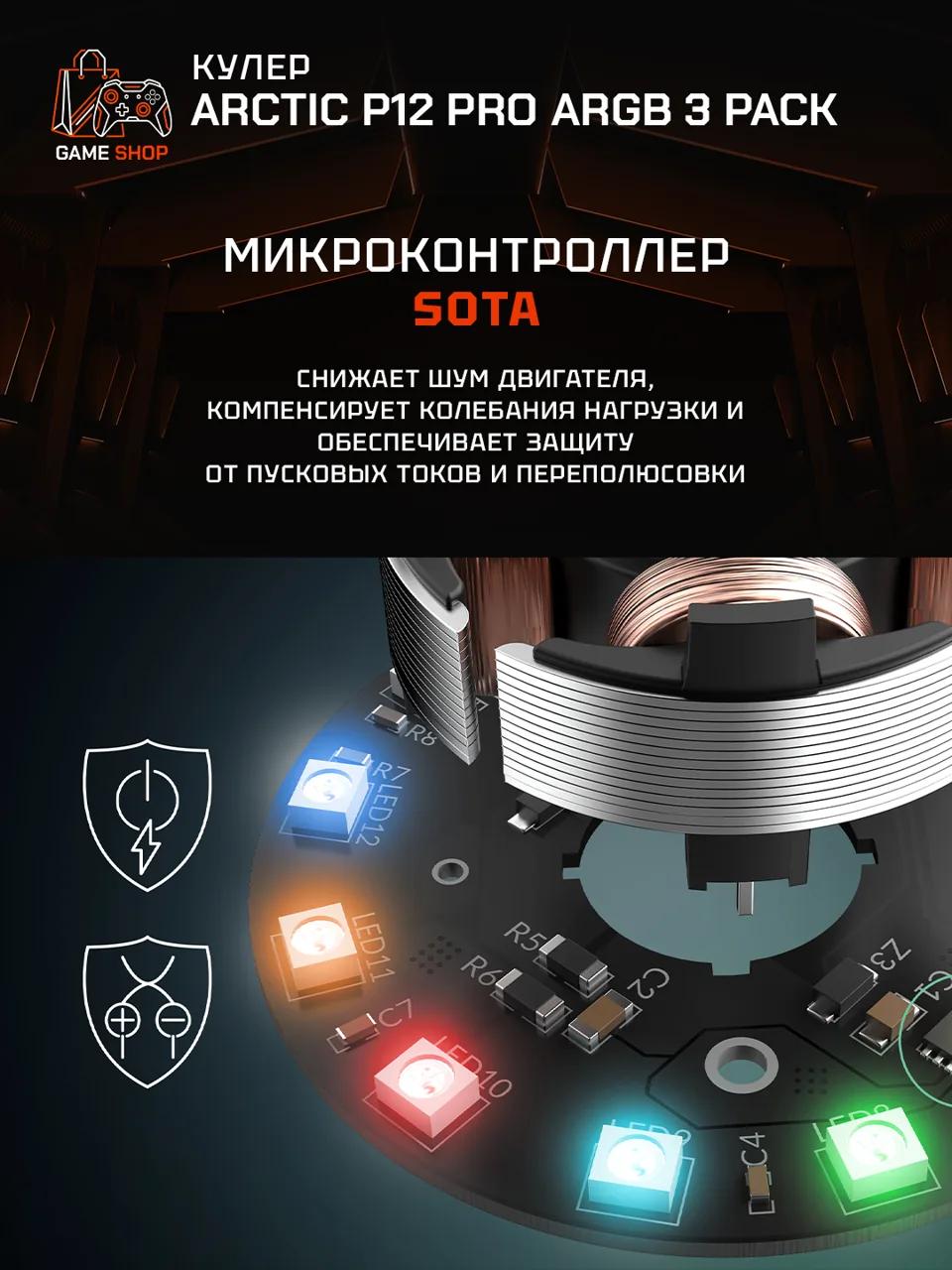 P12 Pro A-RGB (White) — 3 Pack - ACFAN00326A