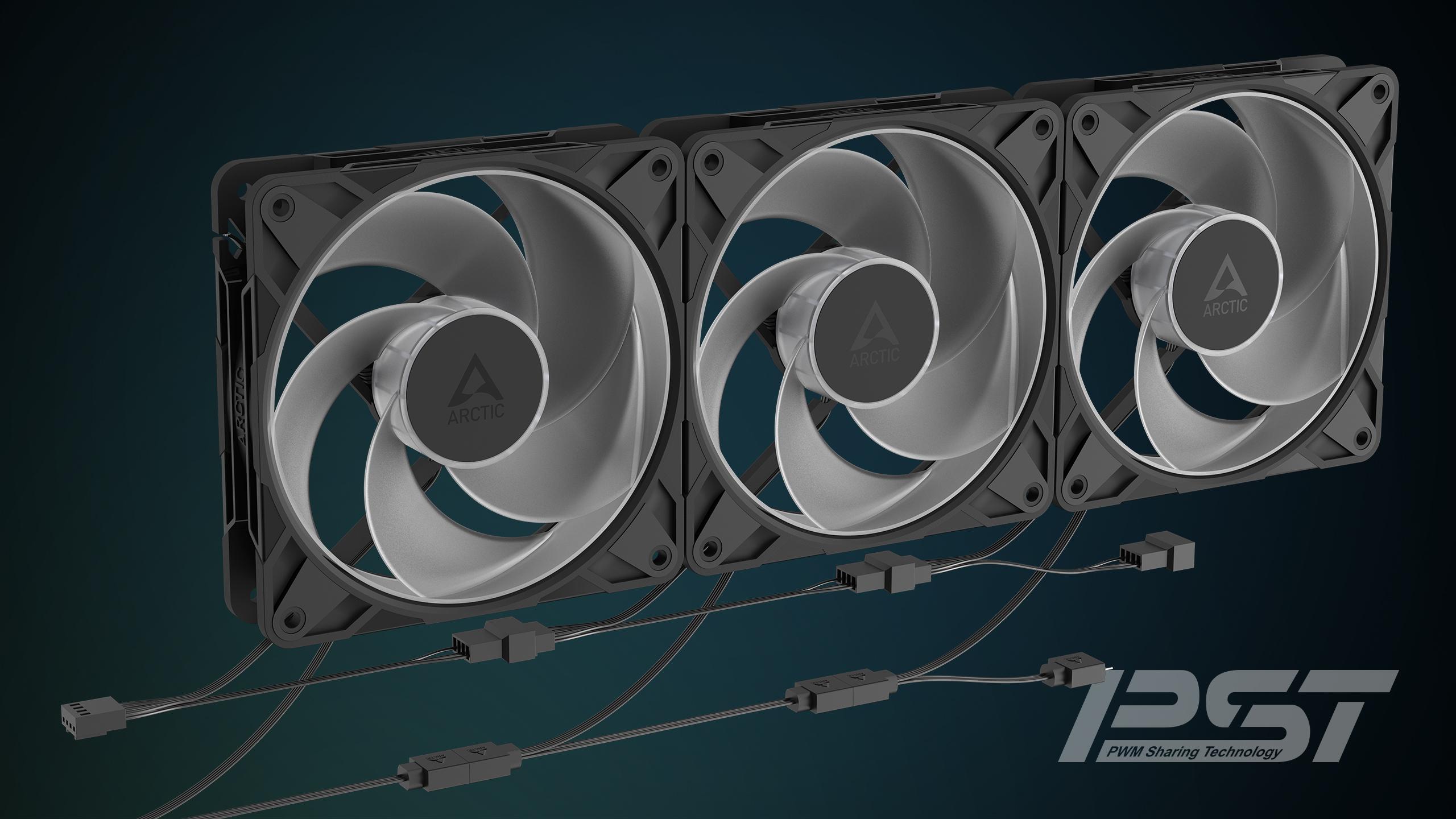 Arctic P14 Pro Reverse A-RGB — 3 Pack
