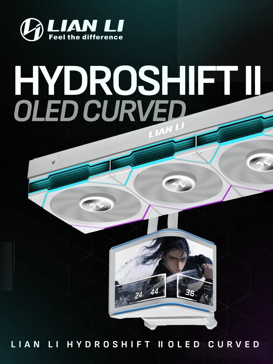 Lian Li HydroShift II OLED Curved 360TL – White