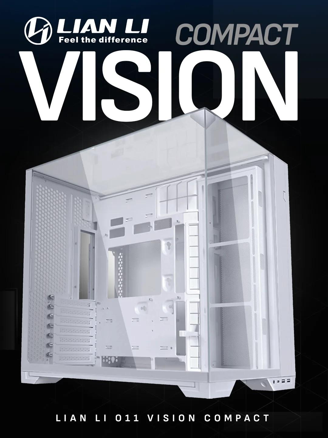 Lian Li O11 Vision Compact E-ATX – White