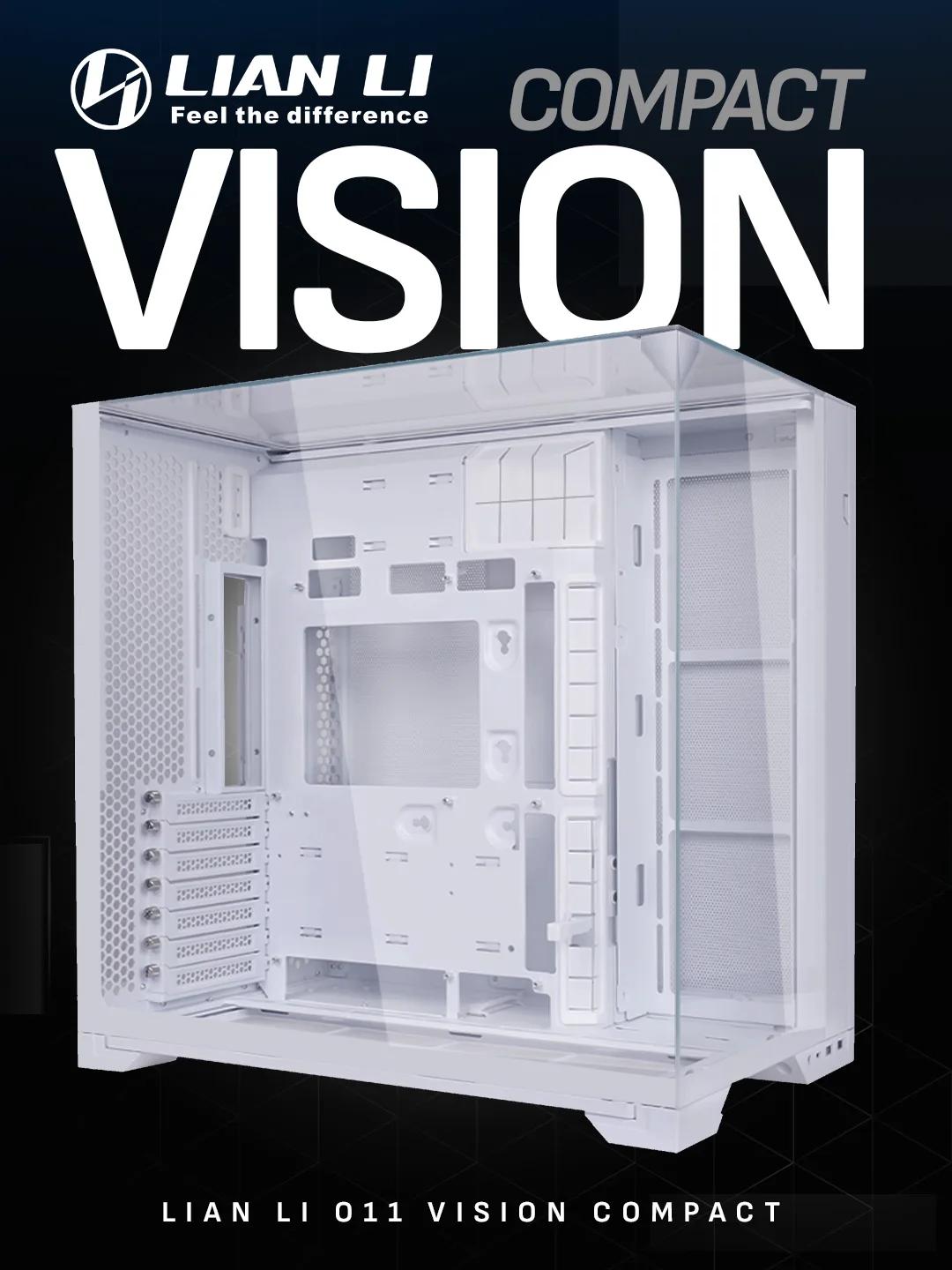 Lian Li O11 Vision Compact E-ATX – White