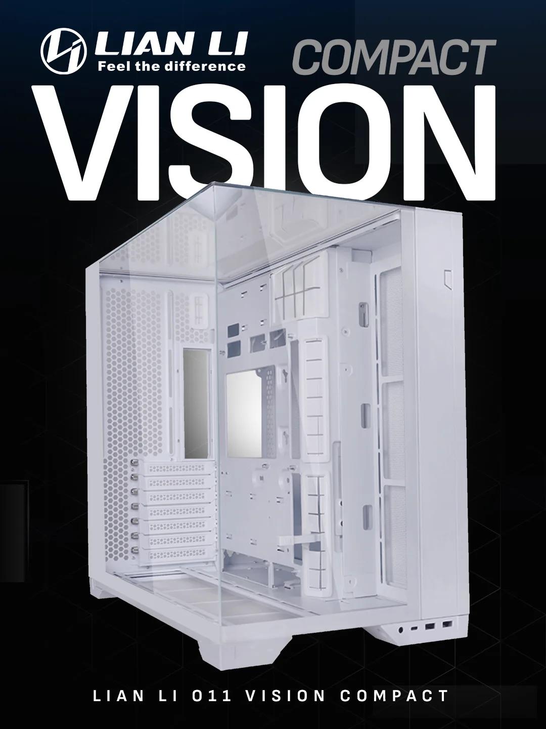 Lian Li O11 Vision Compact E-ATX – White