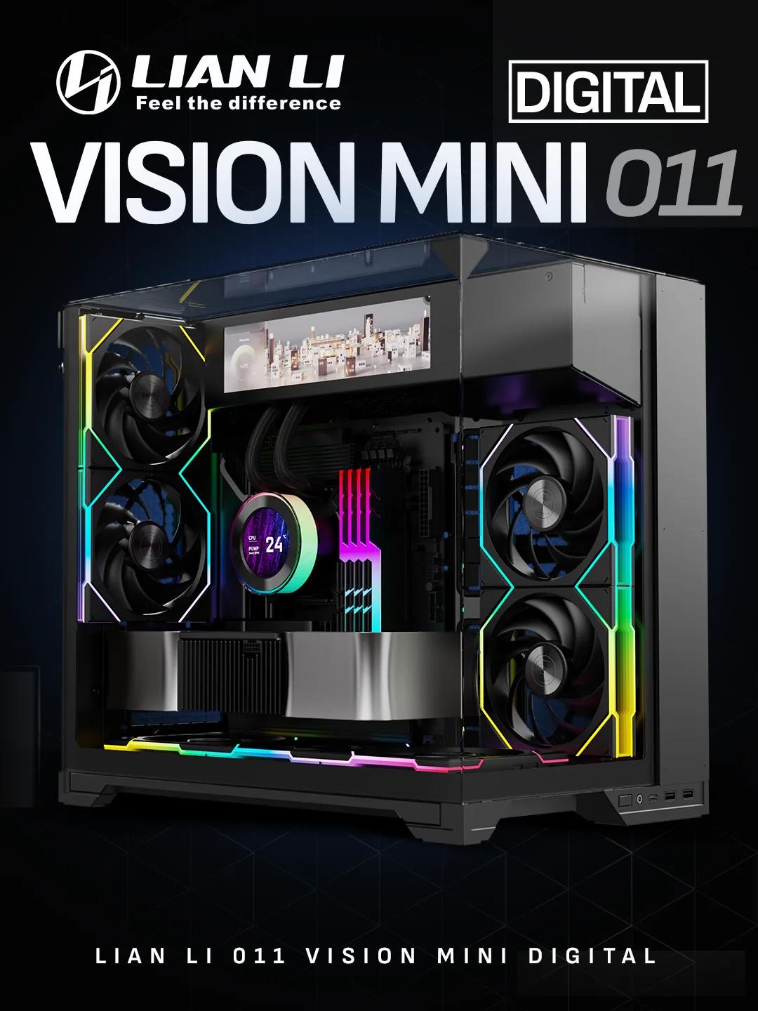 Lian Li O11 Vision-M Digital mATX – Black