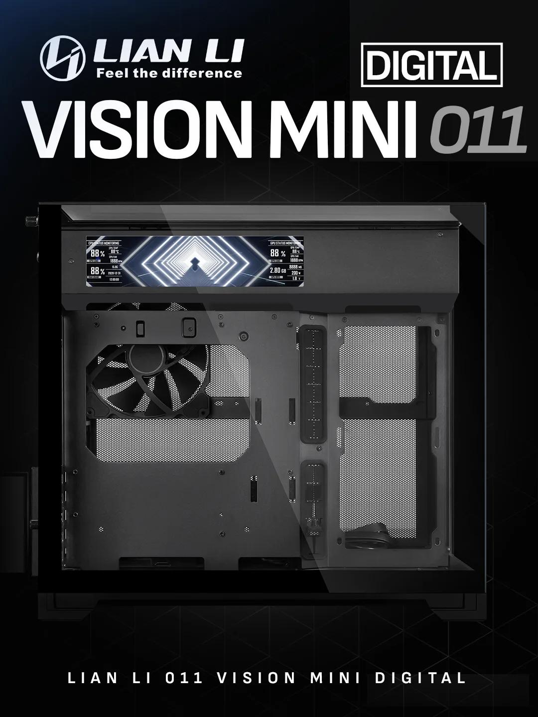Lian Li O11 Vision-M Digital mATX – Black