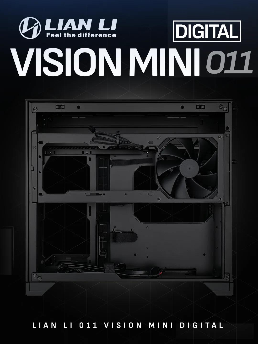 Lian Li O11 Vision-M Digital mATX – Black