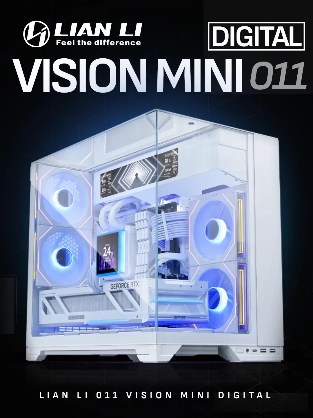 Lian Li O11 Vision-M Digital mATX – White