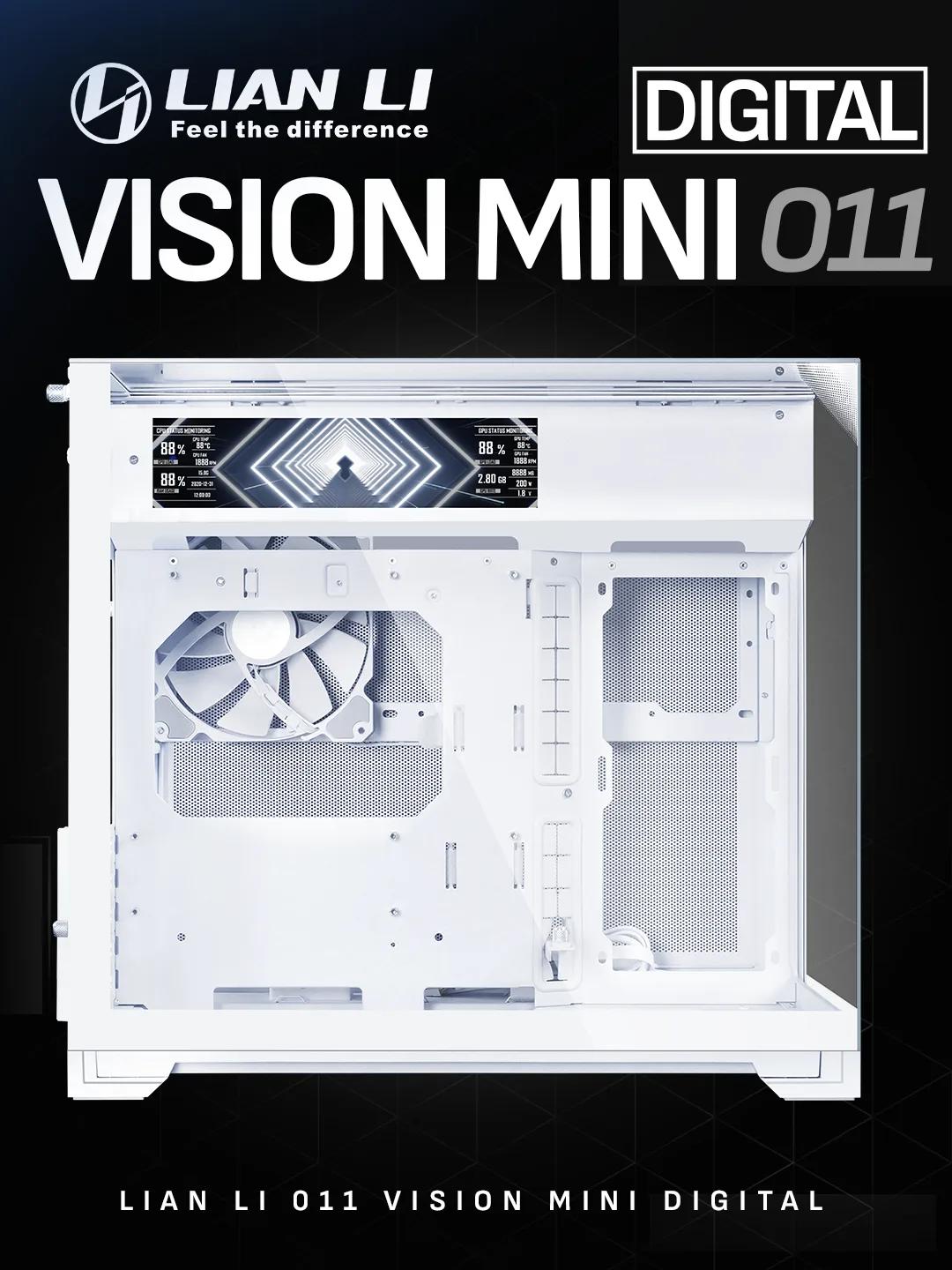 Lian Li O11 Vision-M Digital mATX – White