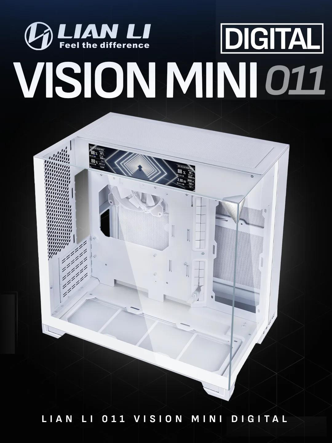 Lian Li O11 Vision-M Digital mATX – White