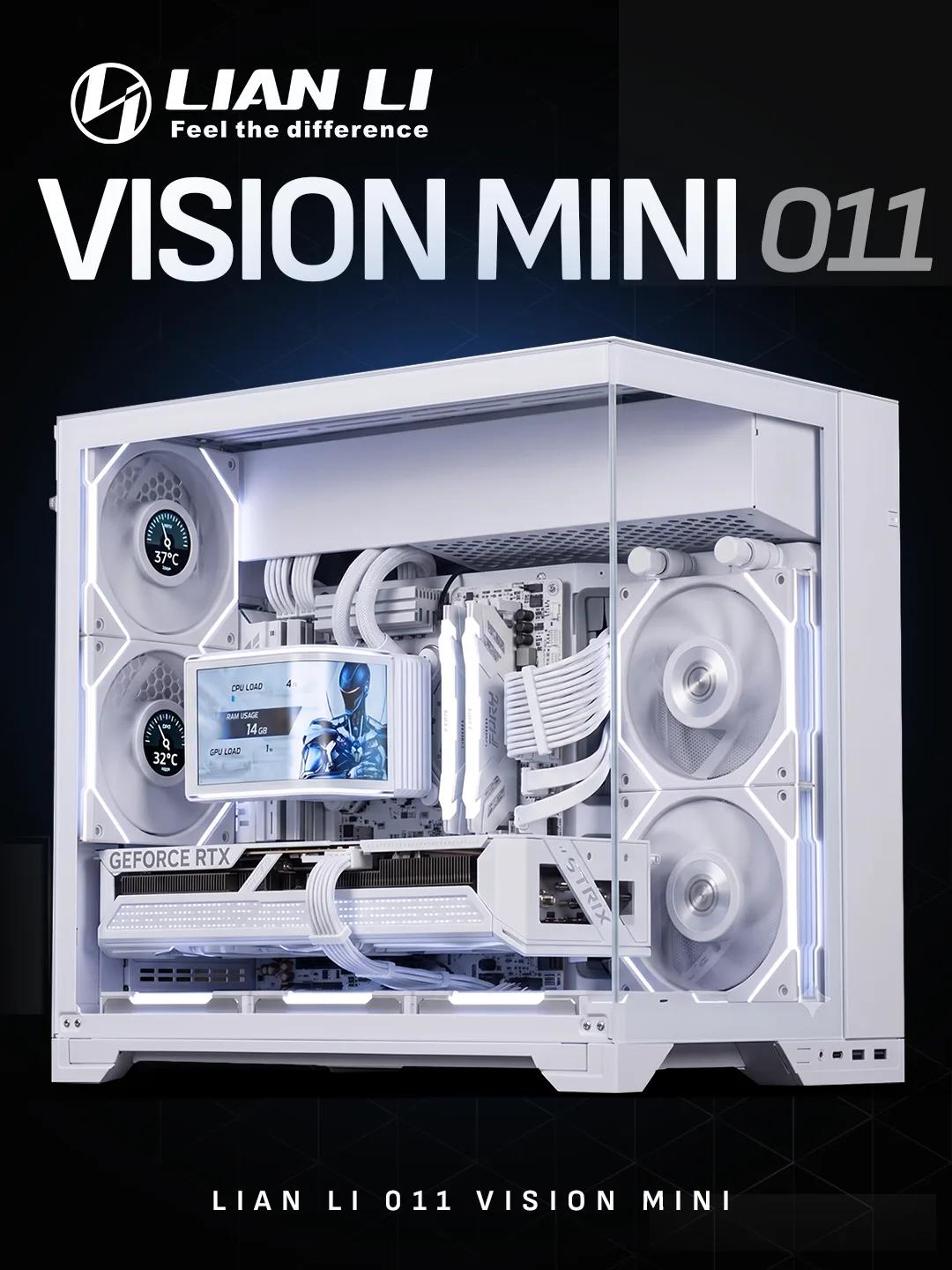 Lian Li O11 Vision-M mATX – White