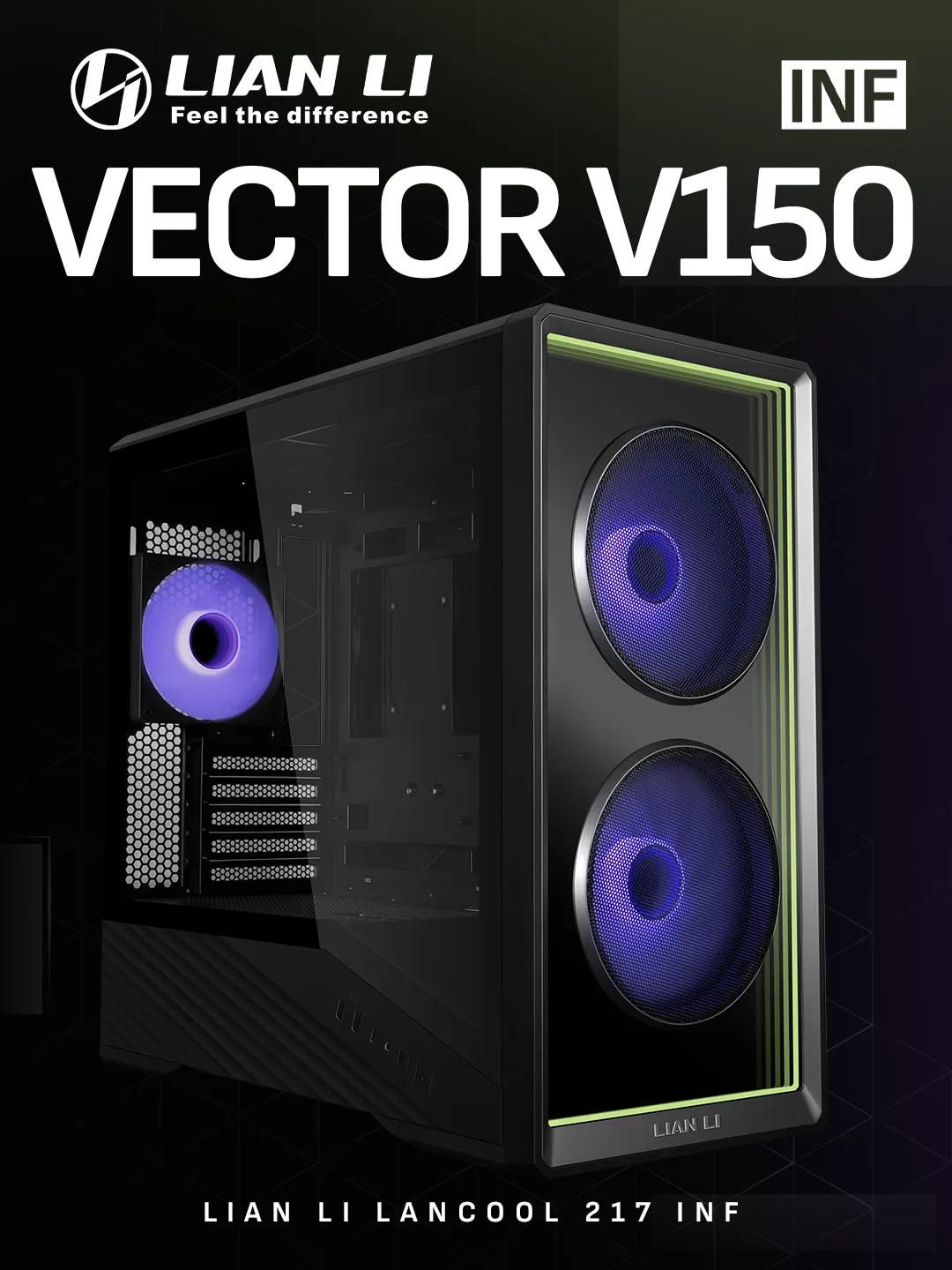 Lian Li Vector V150 INF mATX – Black