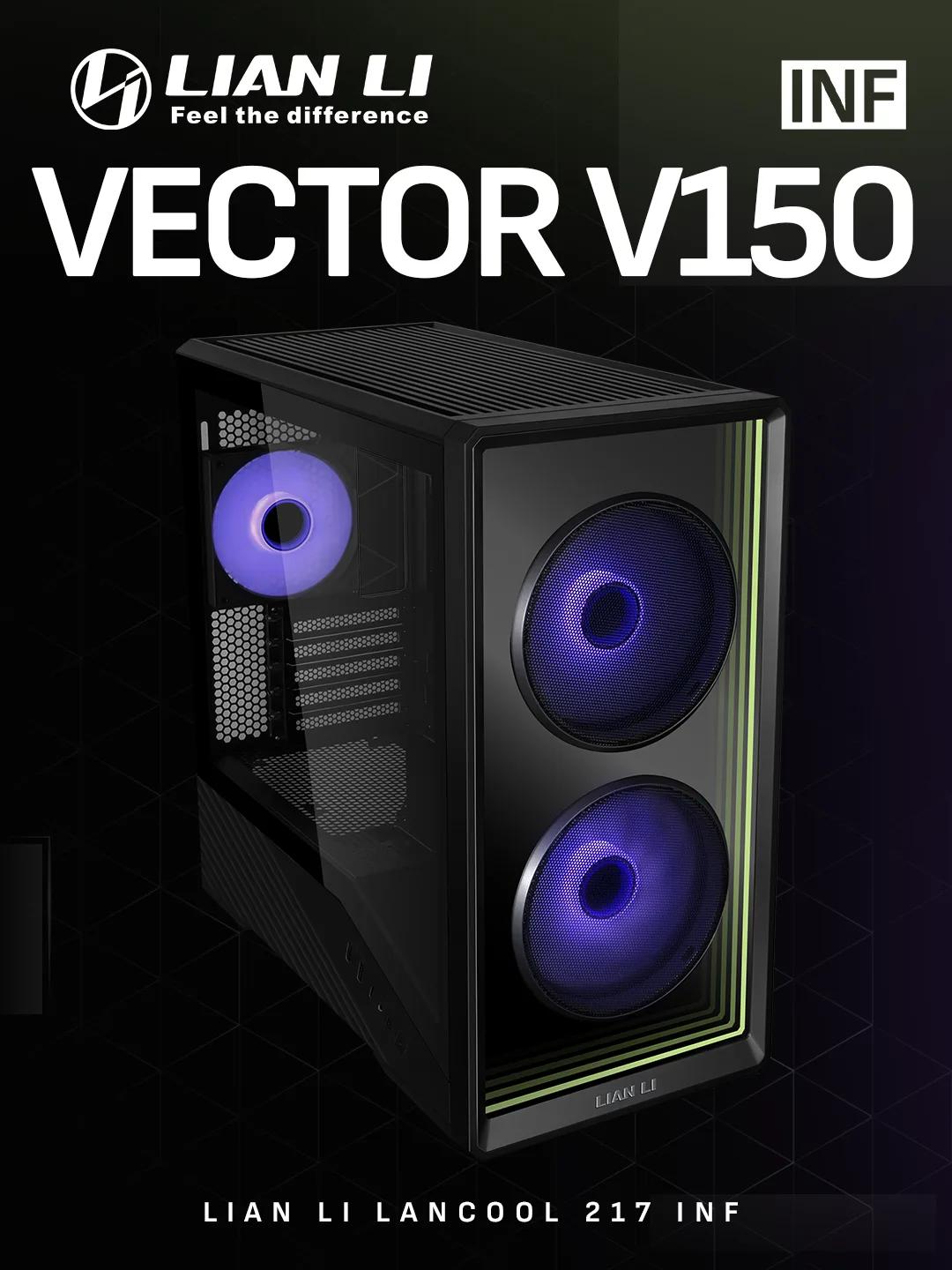 Lian Li Vector V150 INF mATX – Black