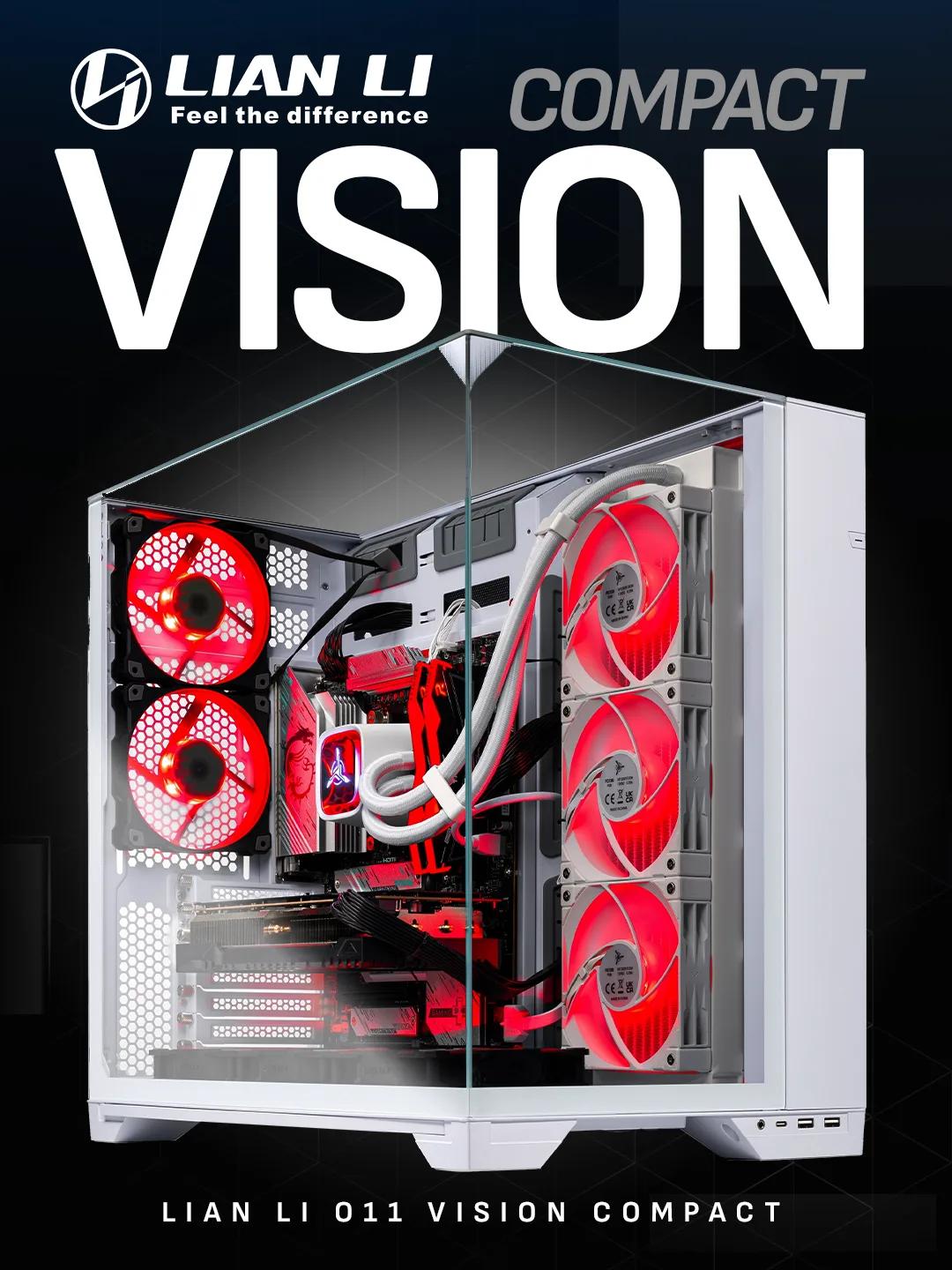 Lian Li O11 Vision Compact E-ATX – White