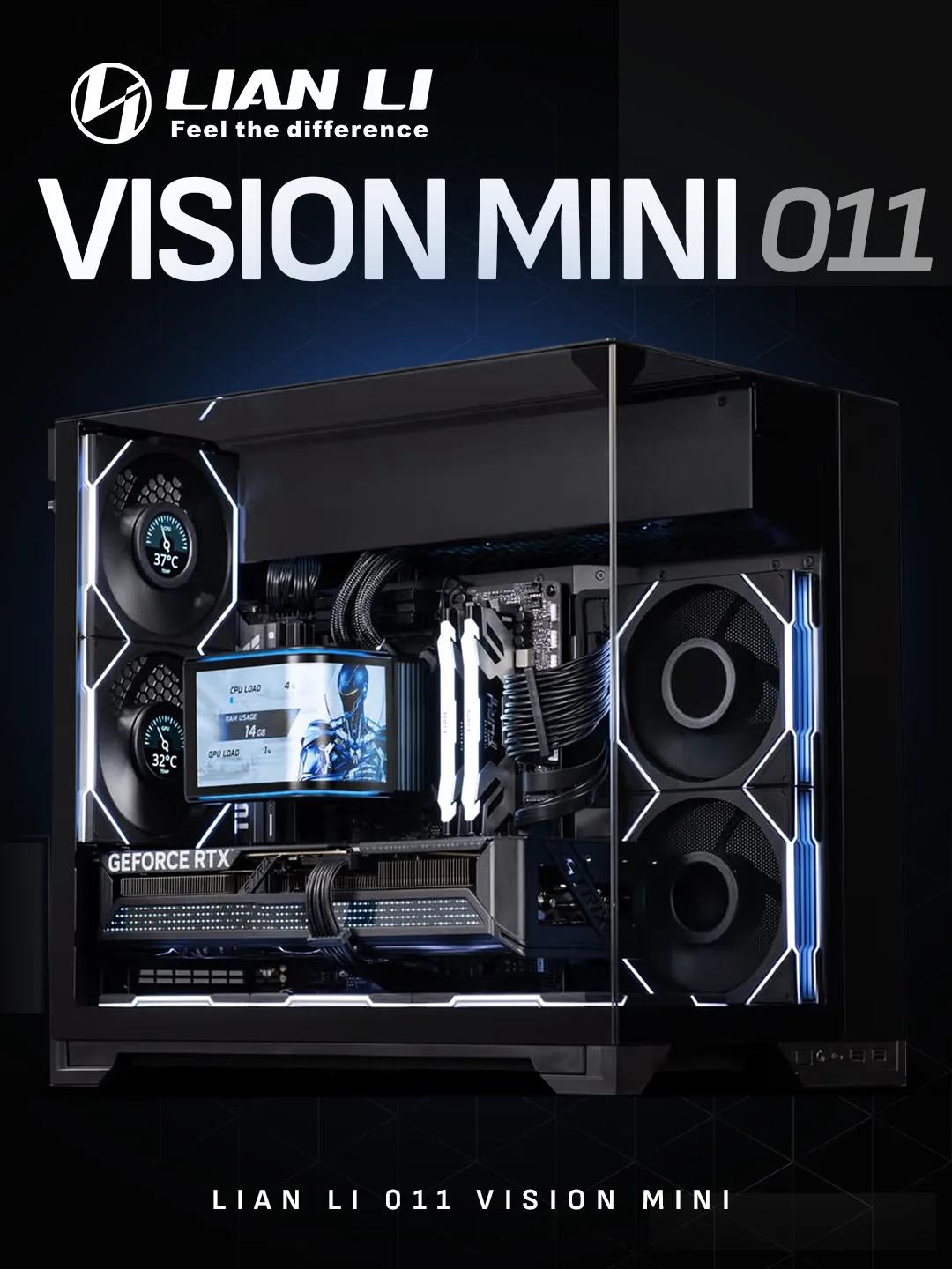 Lian Li O11 Vision-M mATX – Black
