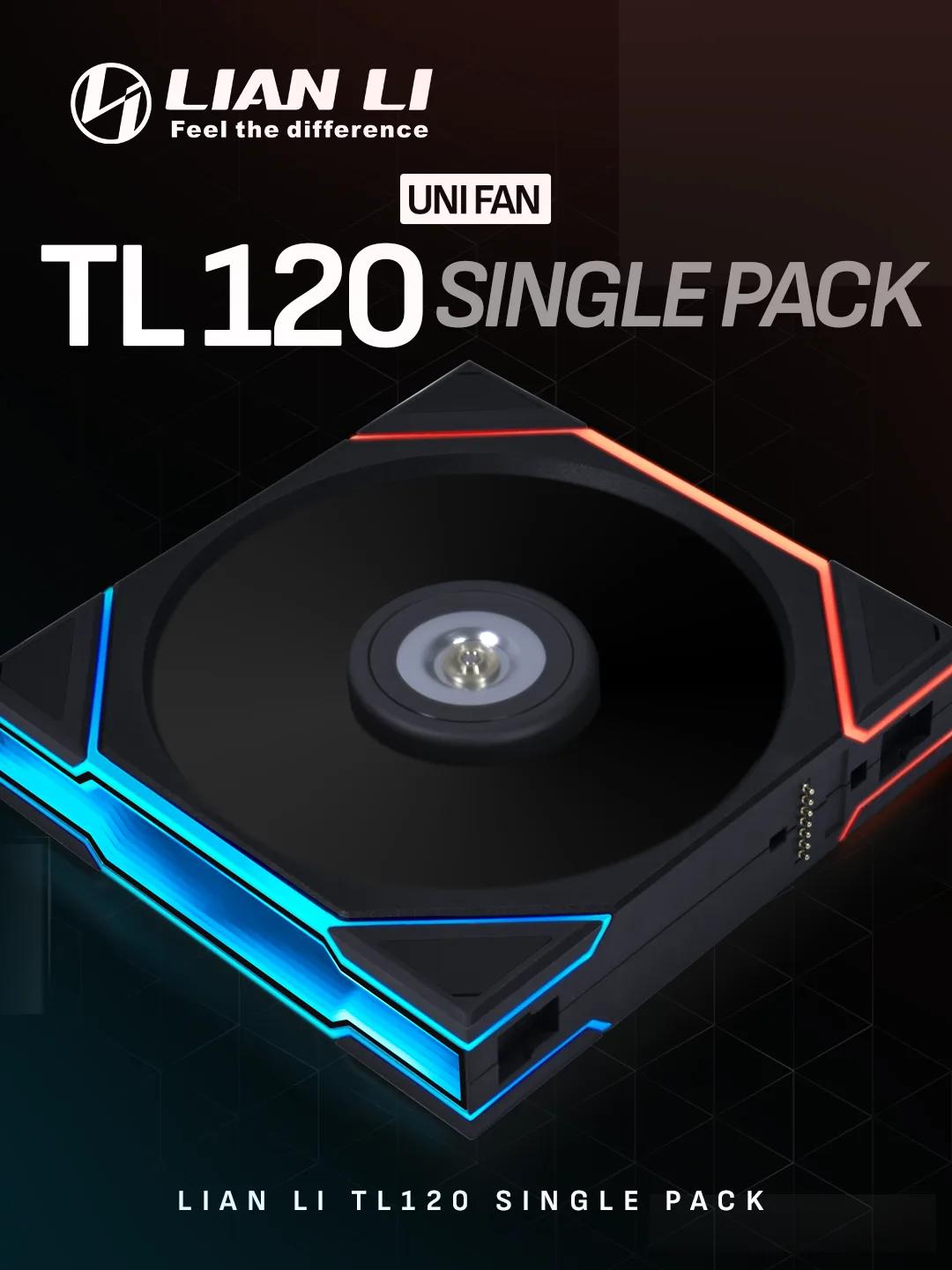 Lian Li UNI FAN TL FLEX 120mm ARGB (1 pack) – Black